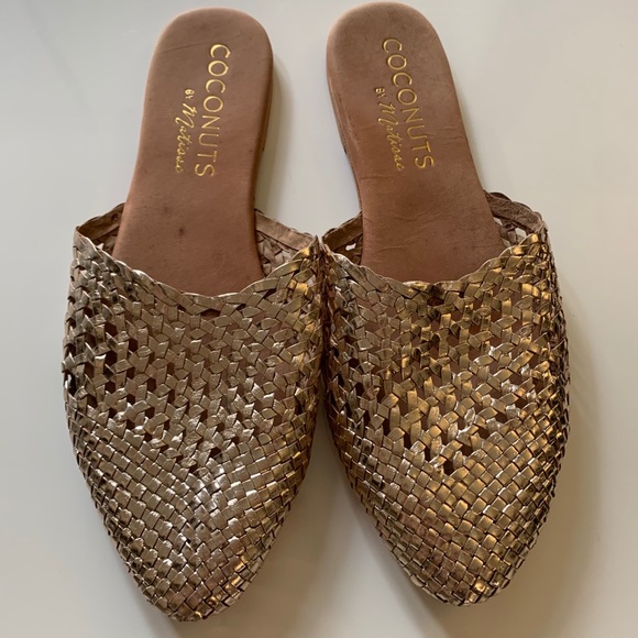 Coconuts by Matisse Island Gold✨ Leather Mules 9 - Picture 4 of 11